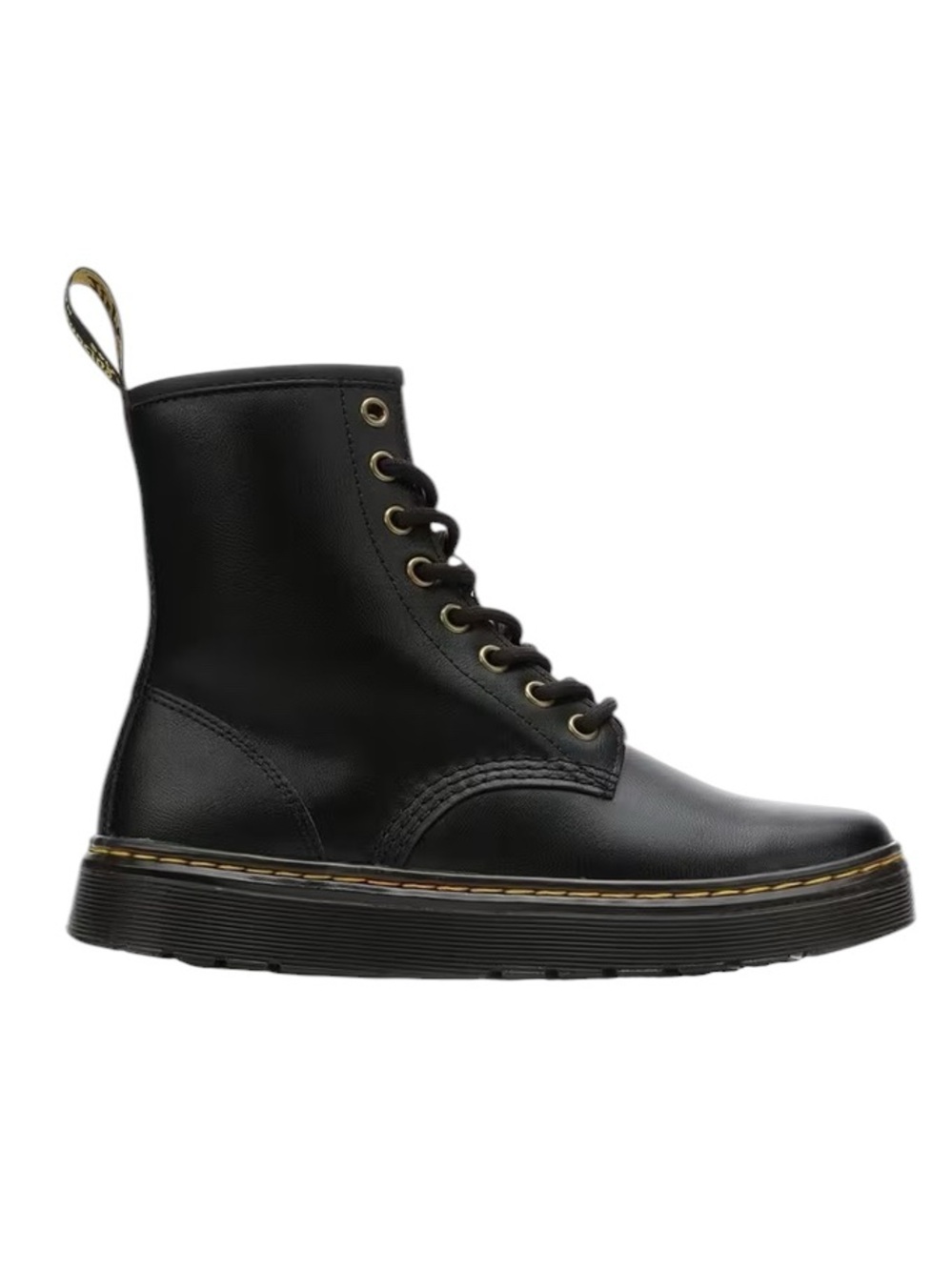 Dr. Martens New Black Leather Zavala Combat Boots Women’s 11 Men’s 10